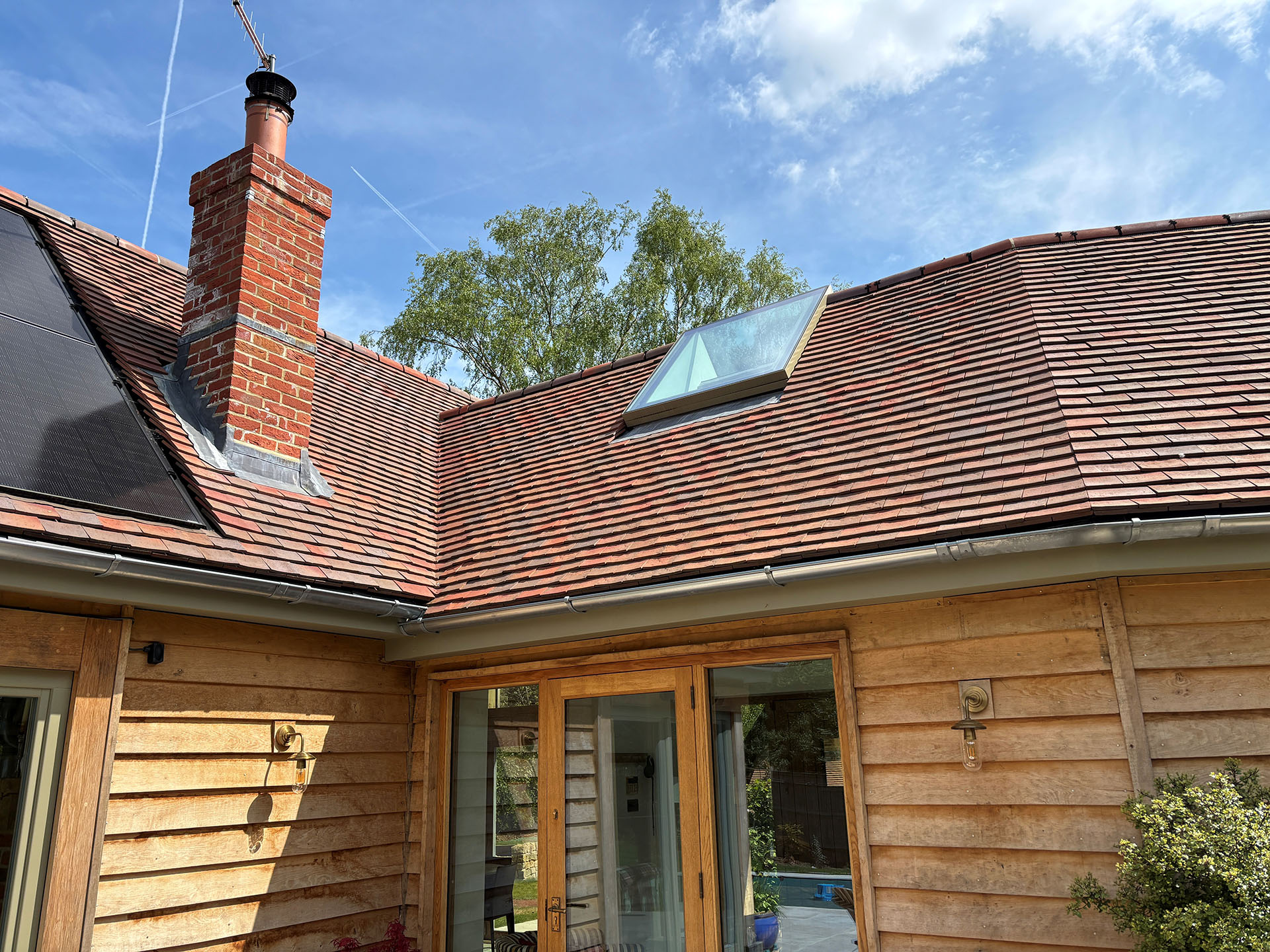 bronze and purple brown handmade tiles